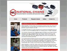 Tablet Screenshot of nationalchains.co.za